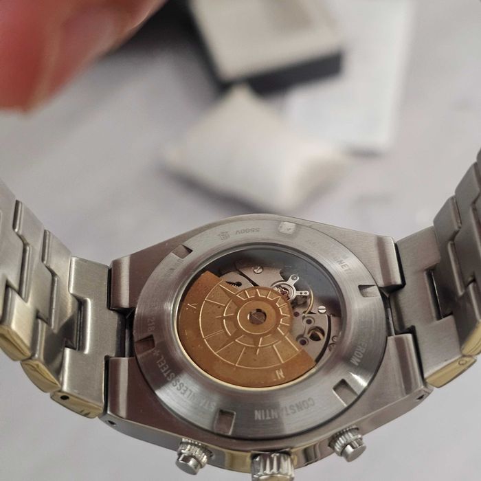 Relógio Automático Overseas Chronograph Castanho