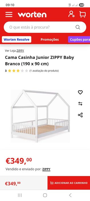 Cama casinha junior
