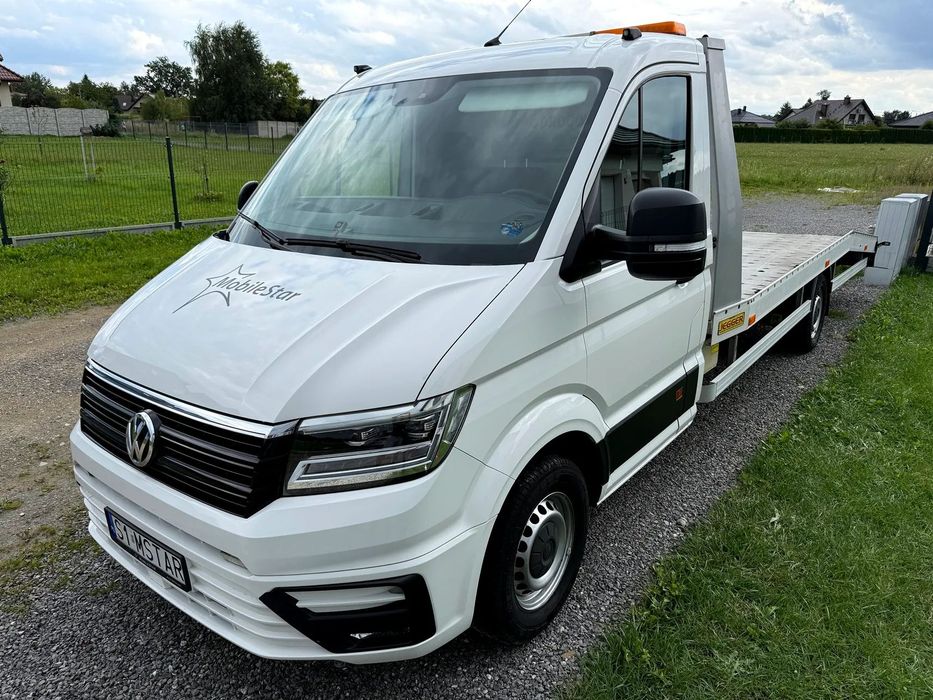 Volkswagen CRAFTER  AUTOLAWETA 23% / Tacho 4.1 / 1 Właściciel /Bezwypadkowy / Salon POLSKA