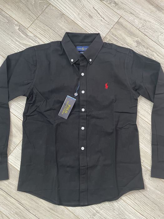 Czarna damska koszula Polo, rozm.M .