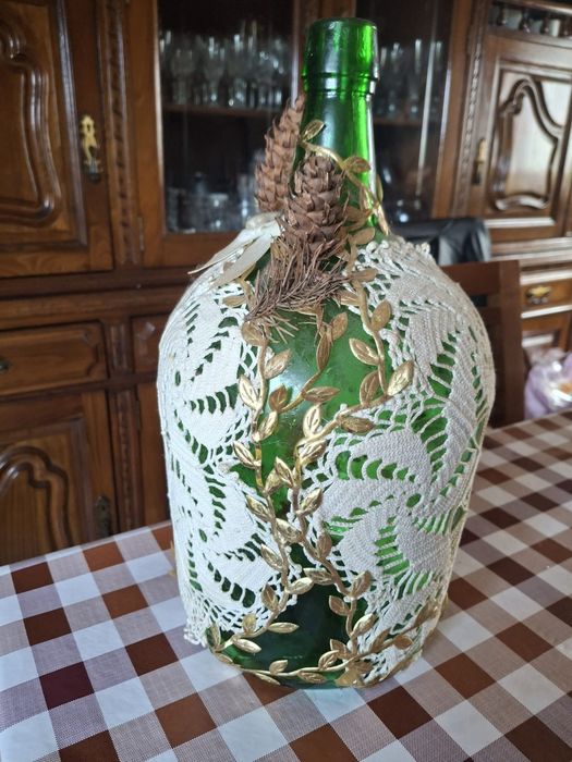 Garrafao de vidro decorativo