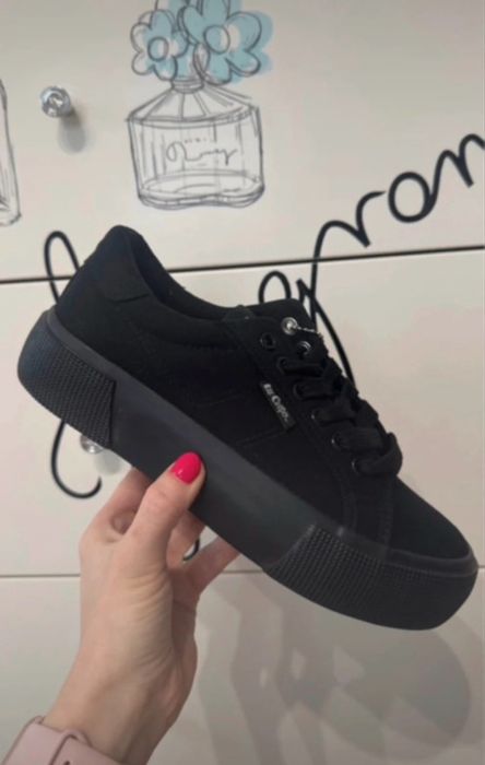Czarne trampki damskie Lee Cooper roz. 39