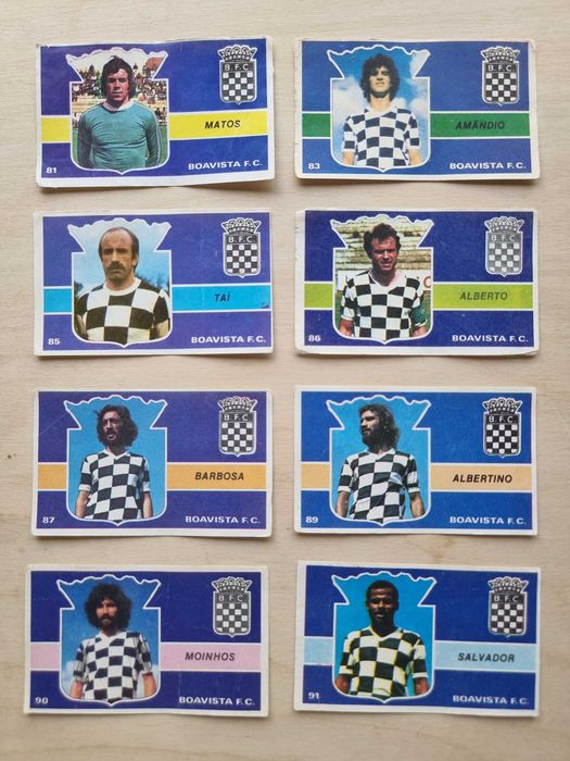 Cromos da equipa de futebol do Boavista
