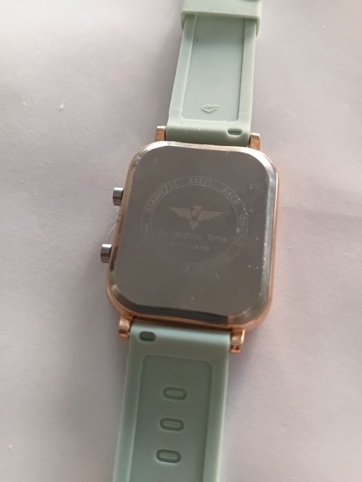 1 Relogio Techno Time modelo 3397 w bracelete  em silicone (Novo)