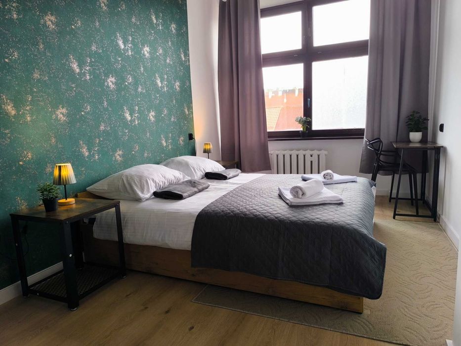 Apartament przy jeziorze w centrum Ostródy - molo, promenada
