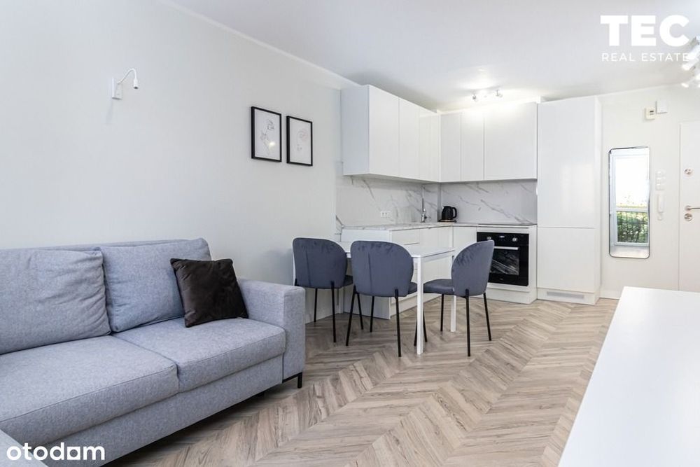 Nowoczesne studio | wysoki parter | widok na zieleń