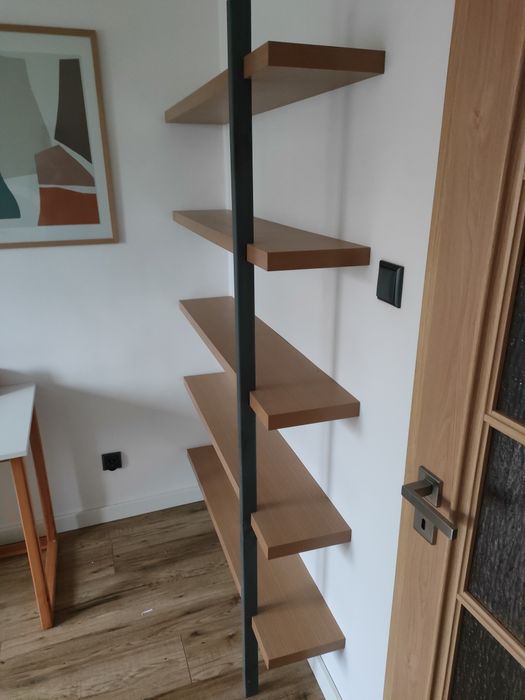 Regał 5x Półka dekoracyjna Form Cusko 38 x 235 x 1180 mm okleina kolor