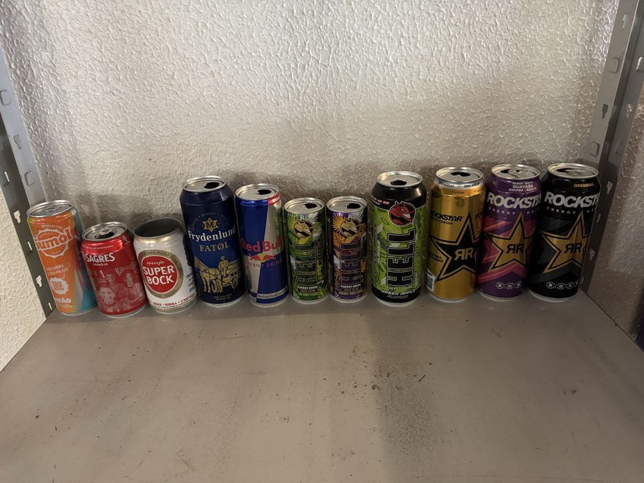 Latas para coleção