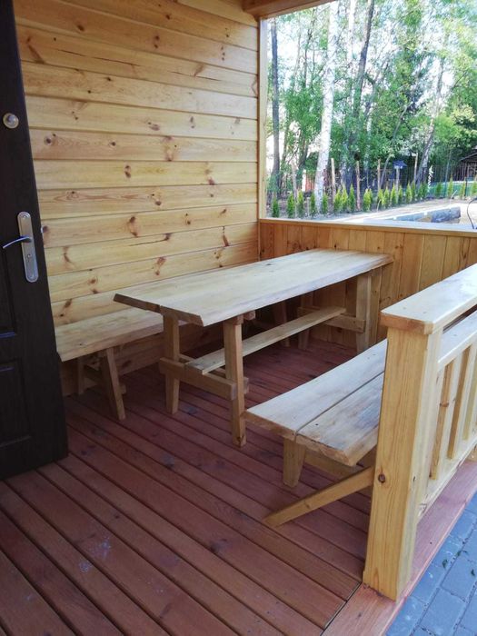 Domek nad jeziorem, Okuninka Jezioro Białe, Domek z Jakuzzi, Strefa relaksu
