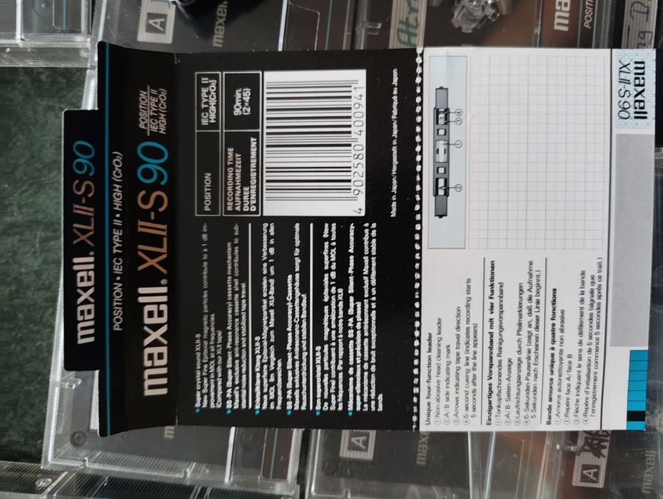Аудіокасети Maxell XL 2 S 90, UD 2 S 90