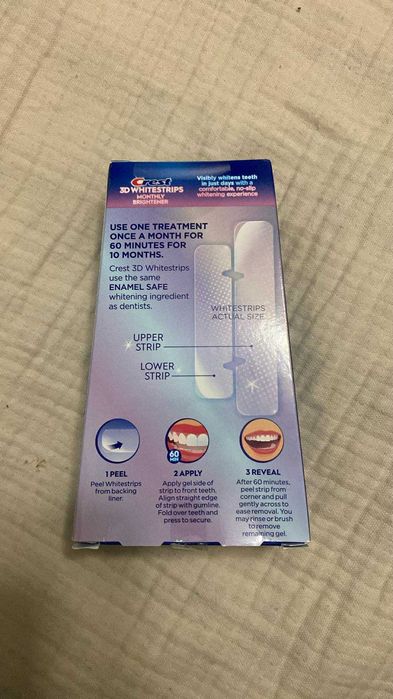 Paski wybielające CREST 10 sztuk