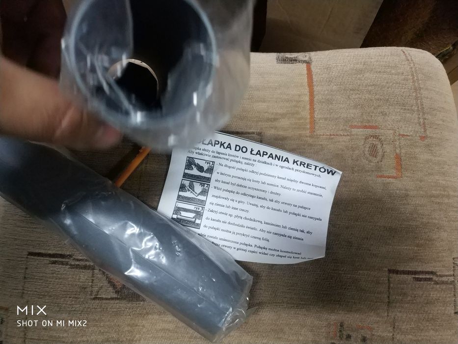 Płapka na krety nowa