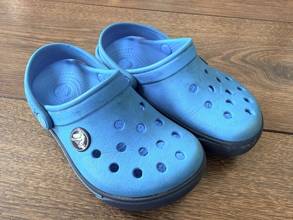 Crocs c8-c9, niebieskie, chodaki 8/9