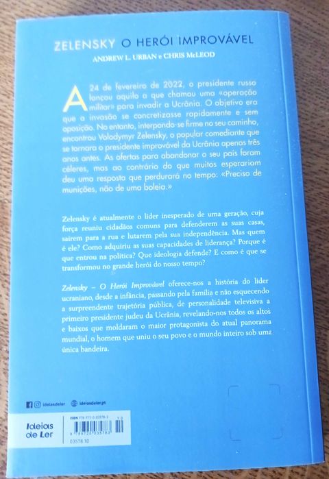 Livro: Zelensky - o herói improvável