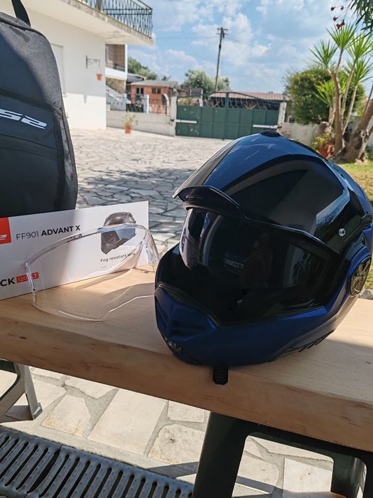 Capacete LS2 azul