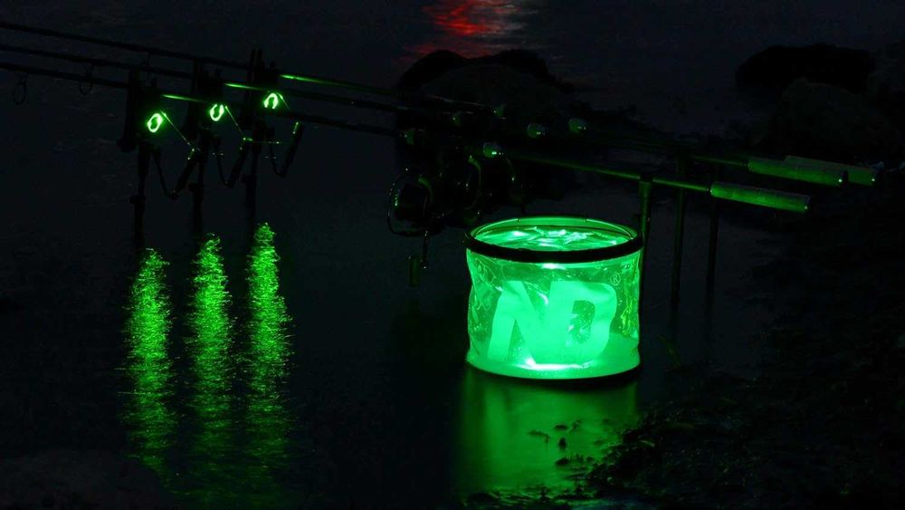 Składane wiadro LED RGB 7L PCV z pilotem podświetlane