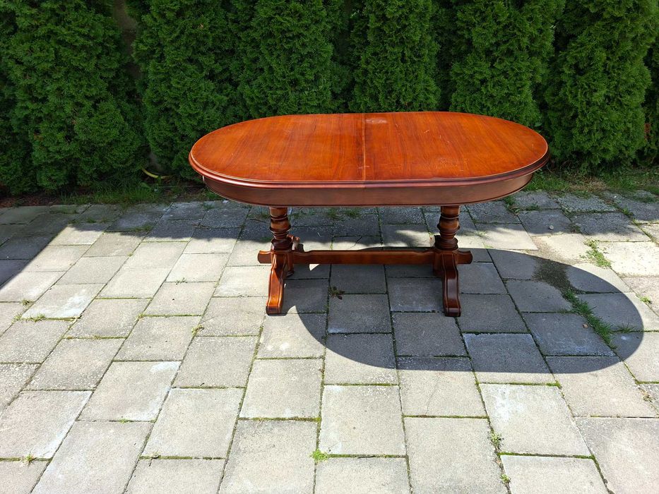 Stół rozkładany ciemny brąz