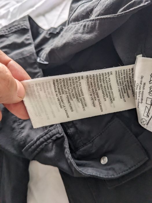 BERGANS spodnie trekkingowe outdoor turystyczne górskie rozm S czarne
