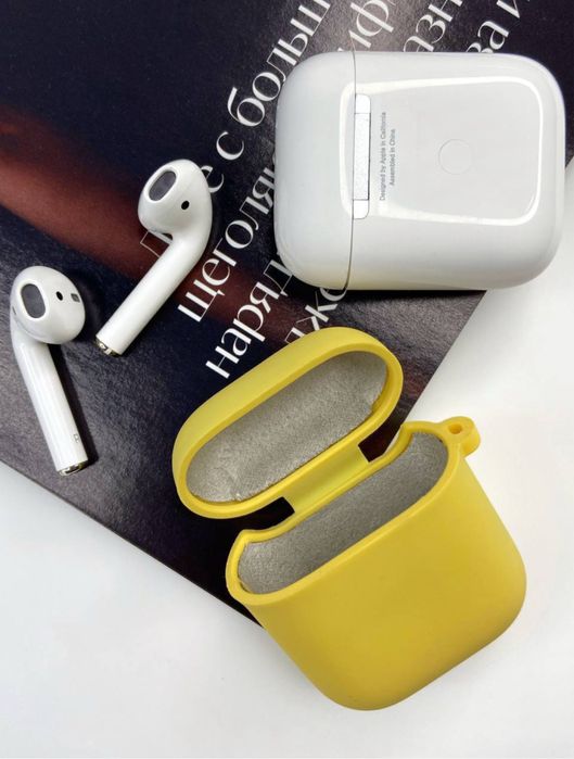 Чехол чохол для Apple AirPods Pro 3 2 4 з карабіном з мікрофіброю