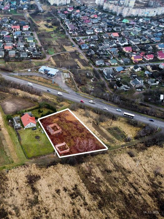 Земельна ділянка під бізнес над трасою Нововолинськ-Львів