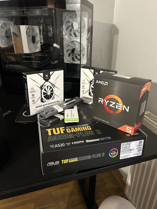 Ігровий ПК Ryzen 5 5500 / RX 570 8GB / RAM 16GB  / SSD 256GB / RGB