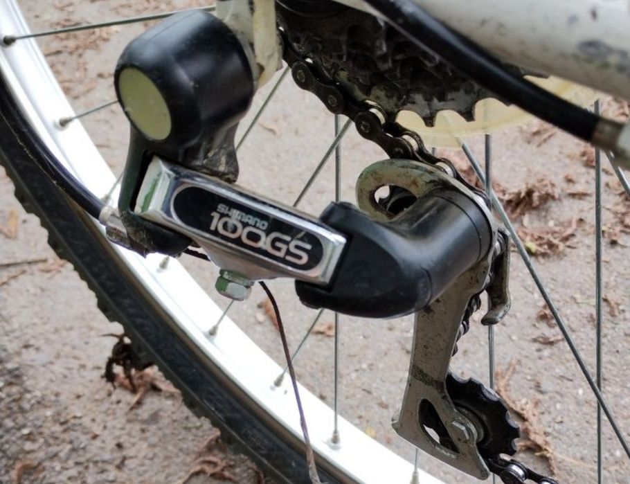 Części rowerowe koła Araya przerzutki manetki Shimano gs100, adapter ahead, tarcza hamulcowa