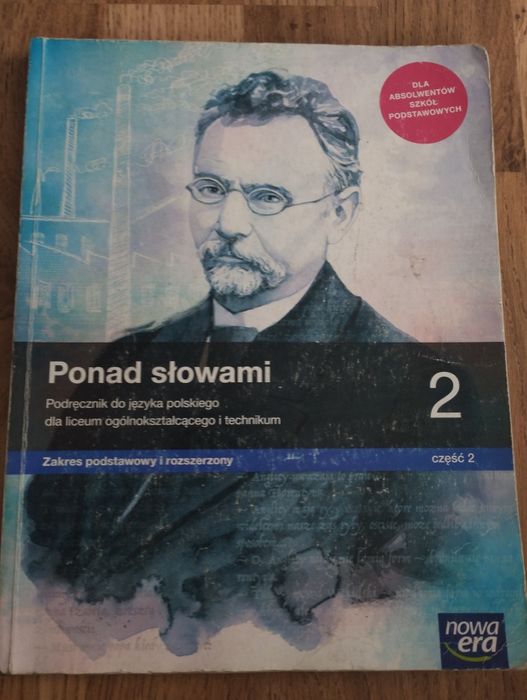 Podręcznik  z polskiego. Ponad słowami 2 cz 2