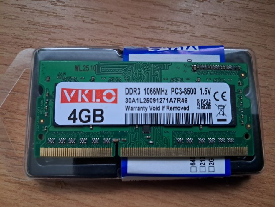 Ram 4 GB DDR3 1RX8 1066 MHz PC3 8500 hynix 2 sztuki