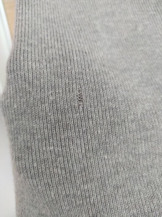 Szara narzutka / długa kamizelka / a'la kardigan