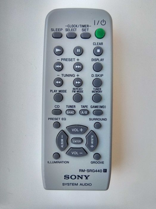 Пульт к музыкальному центру Sony