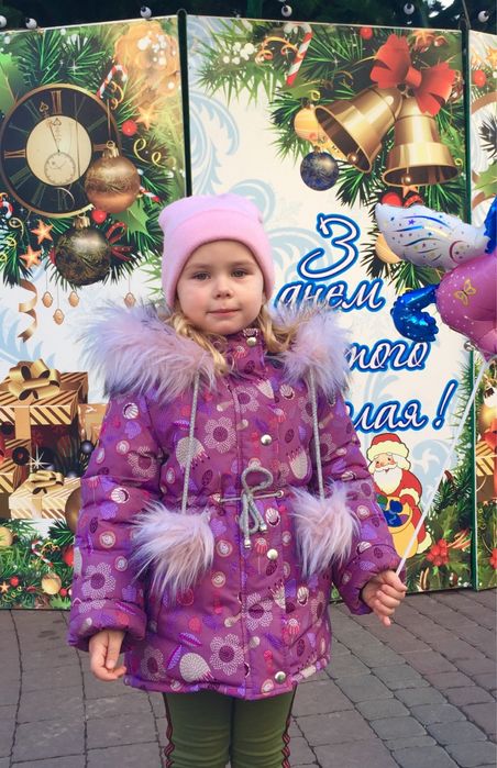 Змова курточка на дівчинку 3-5 рочків