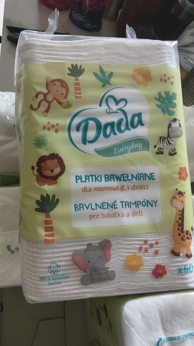 Płatki bawełniane Dada dla niemowląt i dzieci 60szt w paczce