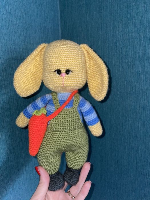 Амигуруми зайка ручная работа