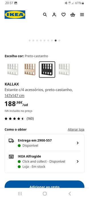 Móvel de arrumação Ikea