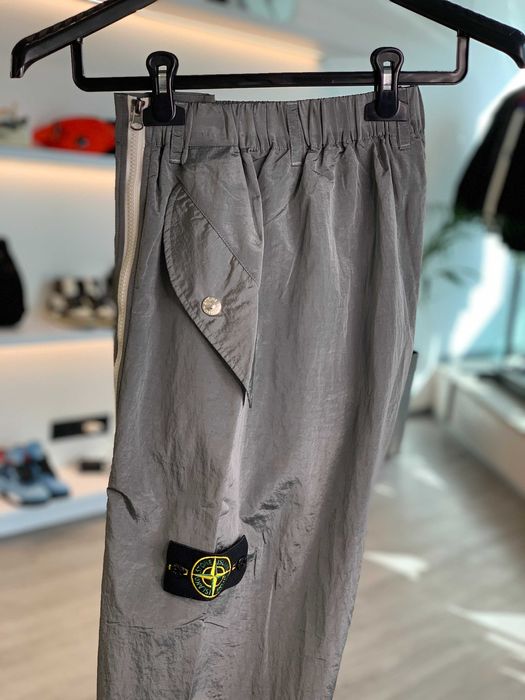 Штани STONE ISLAND 31619 Regenerated Nylon Cargo Pants Grey SI0264-GY
