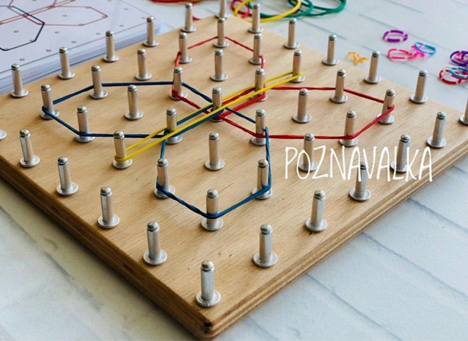 Геоборд з картками Познавалка