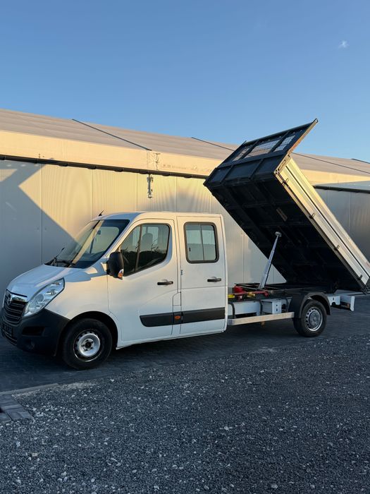 Opel Movano wywrotka, doka brygadówka, 7 osobowy. klima master, sprinter