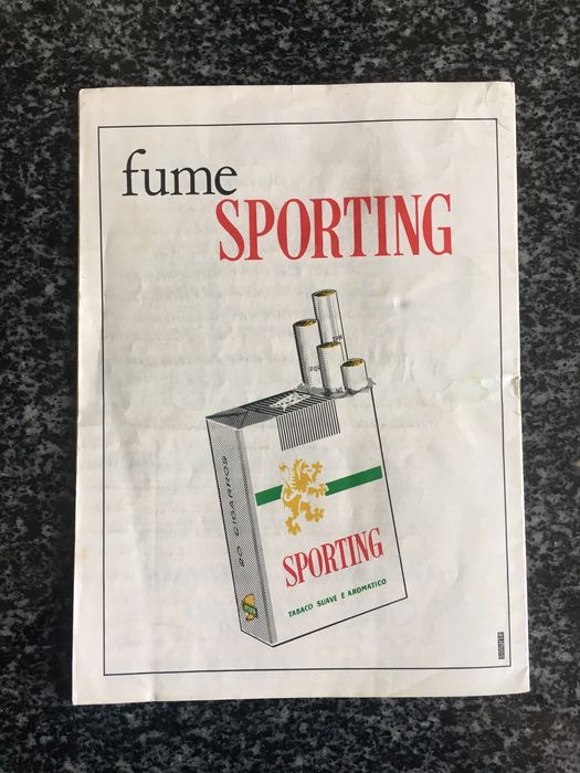 Futebol - Programa de Jogo - Época 1967/1968 - Sporting vs Benfica