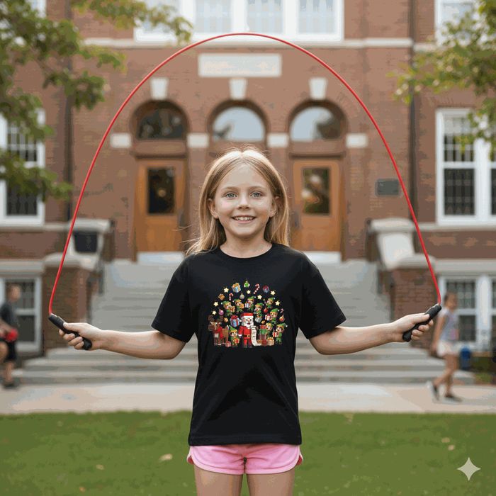 Koszulka dziecięca czarna świąteczny minecraft prezent święta 116