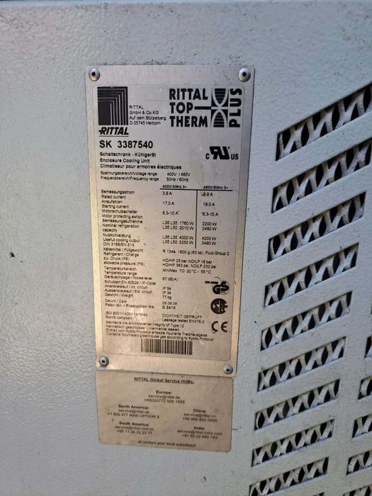 Klimatyzator do szaf sterowniczych  RITTAL SK 3387540   – SPRAWNY