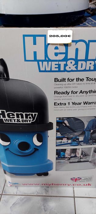 Aspirador Henry Wet&Dry Novo Vila Franca de Xira • OLX Portugal