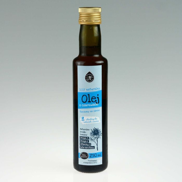 Olej z czarnuszki, tłoczony na zimno, 250ml