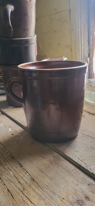 Garnek z kamionki 4L Bochnia kamionka dzbanek szkliwiony