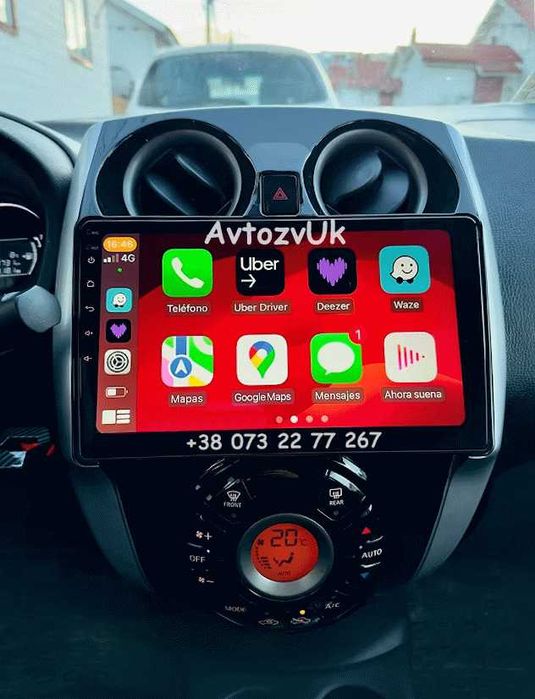 Магнитола MARCH Nissan MICRA NOTE VERSA Верса Микра CarPlay Android 15