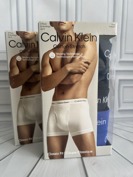 Чоловічі боксери Calvin Klein набір 5 штук розмір S