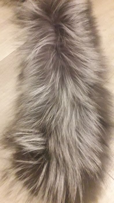 Натуральный МЕХ Воротник ЧЕРНОБУРКА