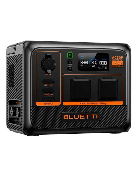 Зарядна станція Bluetti AC60P, 600 Вт, 504 Вт * год