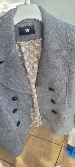 Marynarka żakiet H&M szara