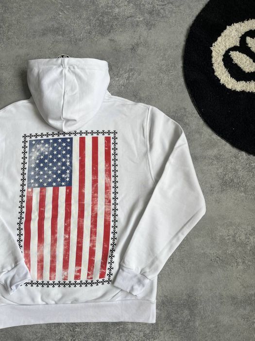 Худи Chrome Hearts USA біле з бірками