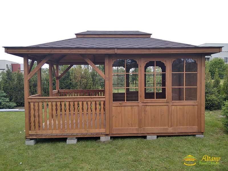 Altana 28 Ogrodowa 3x4,5m Stylizowana | Gont i Impregnacja PRODUCENT
